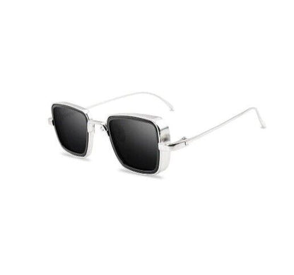 Vintage Steampunk Sunglasses Men Retro Metal Square Eyewear Trendy Fashion Shade
