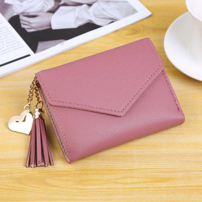 Small Purse Mini Wallet Money Bag Cute Pink Business Card Holder 13.5*9.5 CM 1PC