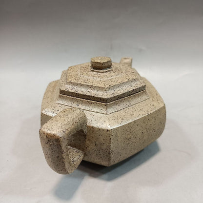 Chinese Yixing Zisha Clay Teapot Handmade Square kettle Li Qinxian 200ml