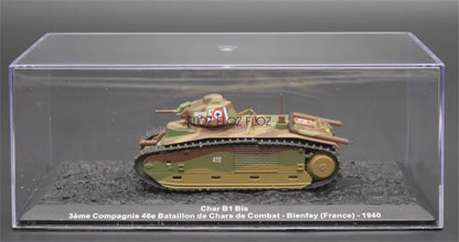 for IXO WWII France Char B1 Bis 3eme Compagnie 46e Bataillon de chars 1/72 Model