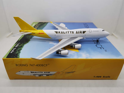 1:400 Phoenix KALITTA AIR BOEING B747-400 Airplane Diecast Aircraft Plane Model