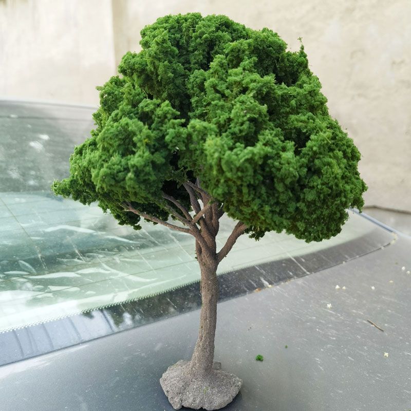 Tree Model 30cm Boutique G Scale Green Wire Military Sand Table Layout Materials