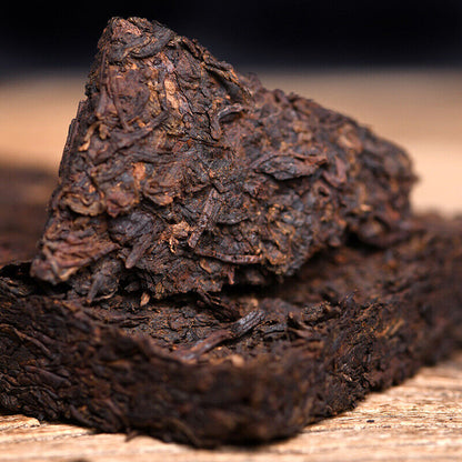 250g Yunnan Pu'er Ripe Tea Brick Pu'er Ripe Tea Healthy Drink