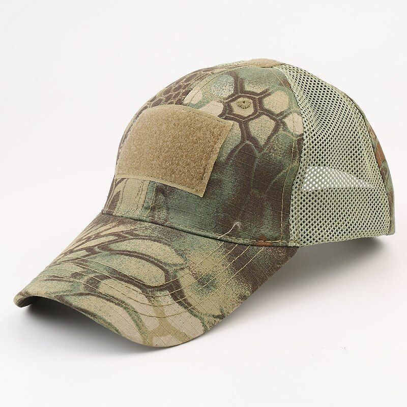 Tactical Hat Camouflage Sunscreen Outdoor Sport Hunting Camping Hiking Cap Brown