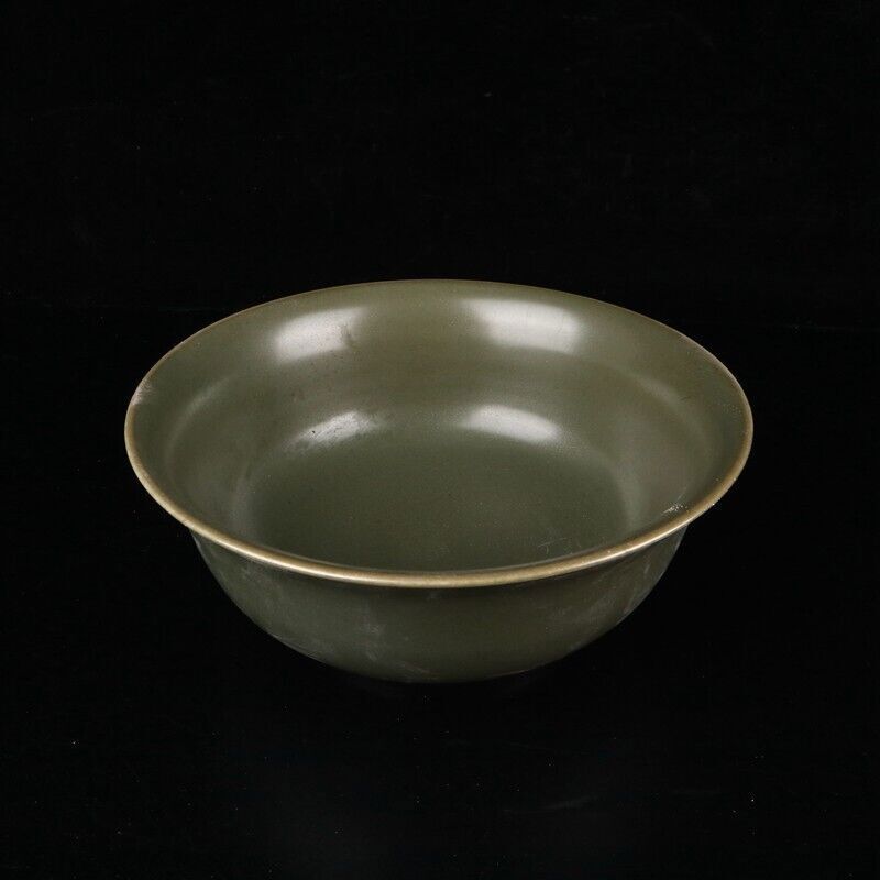 Chinese Old Porcelain yellow tea Glazed Bowl