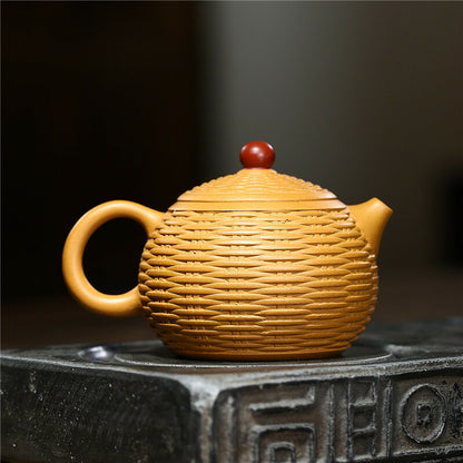 300ml Chinese Handmade Tea Pot Marked Real Yixing Zisha Duan Clay Kungfu Tea Pot
