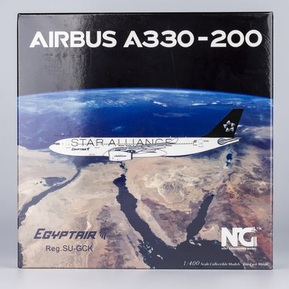 1:400 NG Model EgyptAirAIRBUS A330-200 Passenger Airplane Diecast Aircraft Model