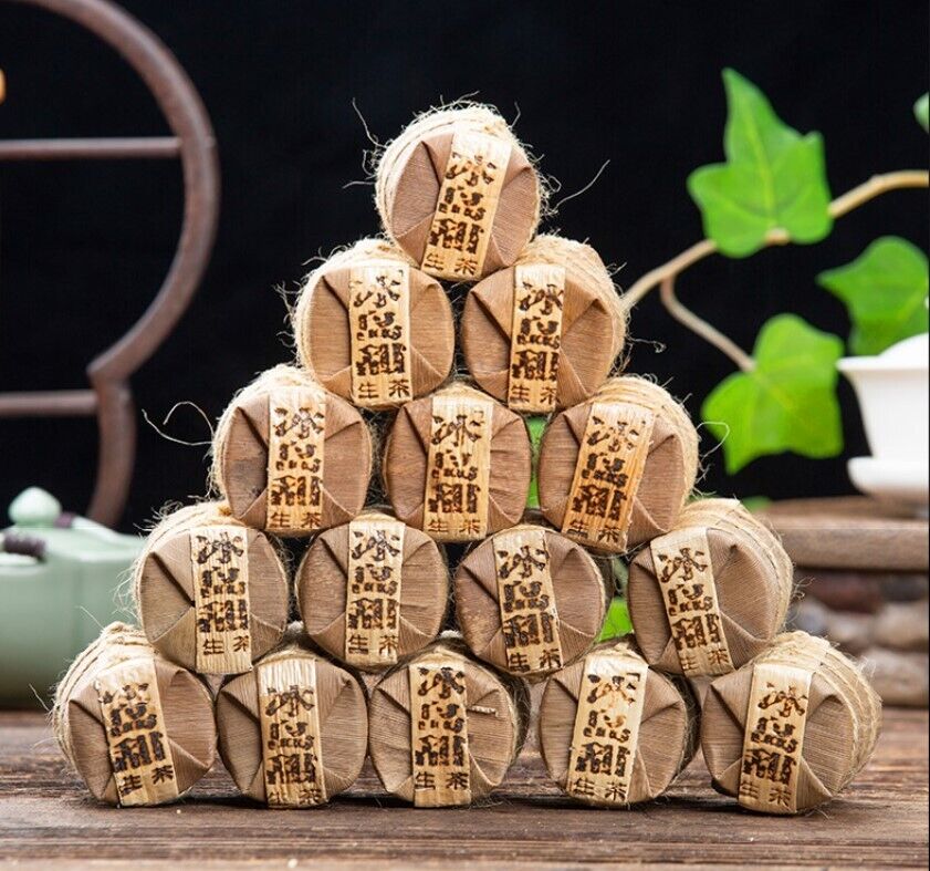 BingDao MiNi puerh Tea Uncooked Pu'er Honey Fragrant Mini Puri Cake Tea-