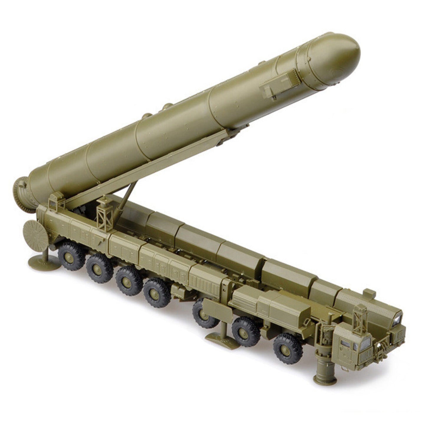 1:72 RT-2PM2 Sickle B Missile Launcher Vehicle 4D Model DIY Military Collection