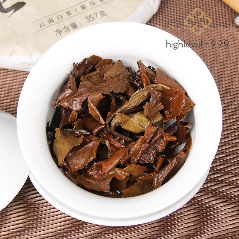 357g White Tea 3 Years Yunnan Wild Gongmei Old White Tea Compressed Tea Cake