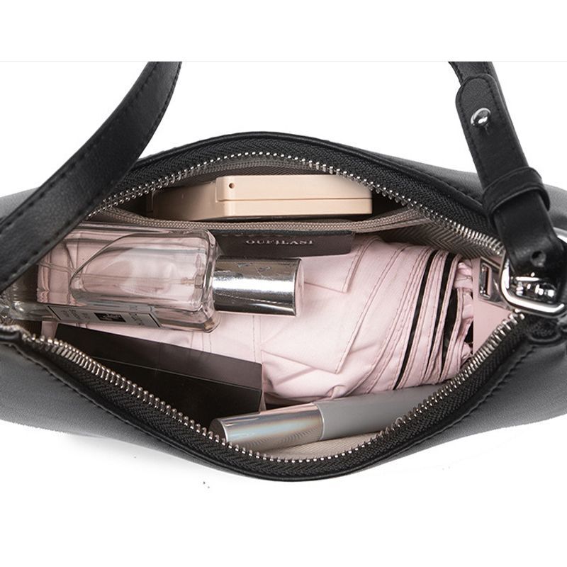 Handbags Genuine Leather Hobo Vintage Girl Shoulder Underarm Bag Purse 22*18*8CM