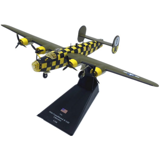 1/144 Scale USA WWII B-24D Liberator Bomber Aircraft Model Souvenir Display h
