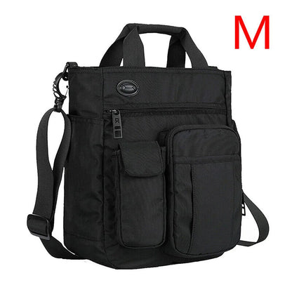 Men Bag Hole Shoulder Crossbody Bag Oxford Travel Handbag Storage Bags