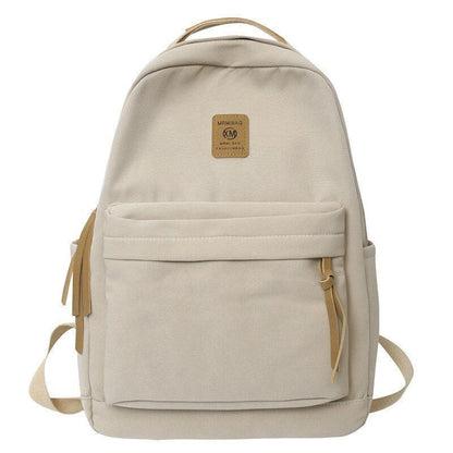 30*13*40 CM Waterproof Backpacks Nylon Student Bags Purse Green/Khaki/Gray/White