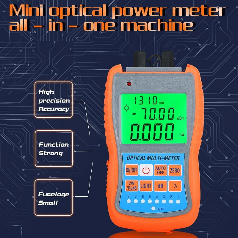 AUA-G70B/50B 4in1 Mini Optic Power Meter Visual Fault Locator Network Cable Test