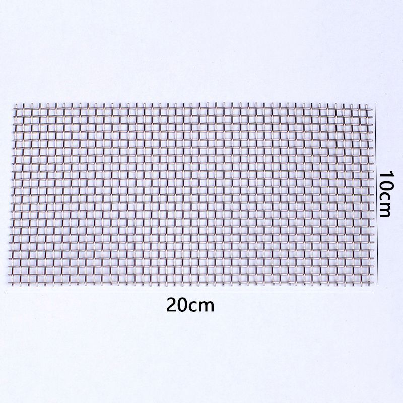 Aquarium Decoration Stainless Steel Wire Mesh Pad Moss Plant Fixing Holder Tools