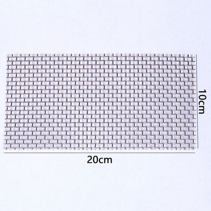 Aquarium Decoration Stainless Steel Wire Mesh Pad Moss Plant Fixing Holder Tools