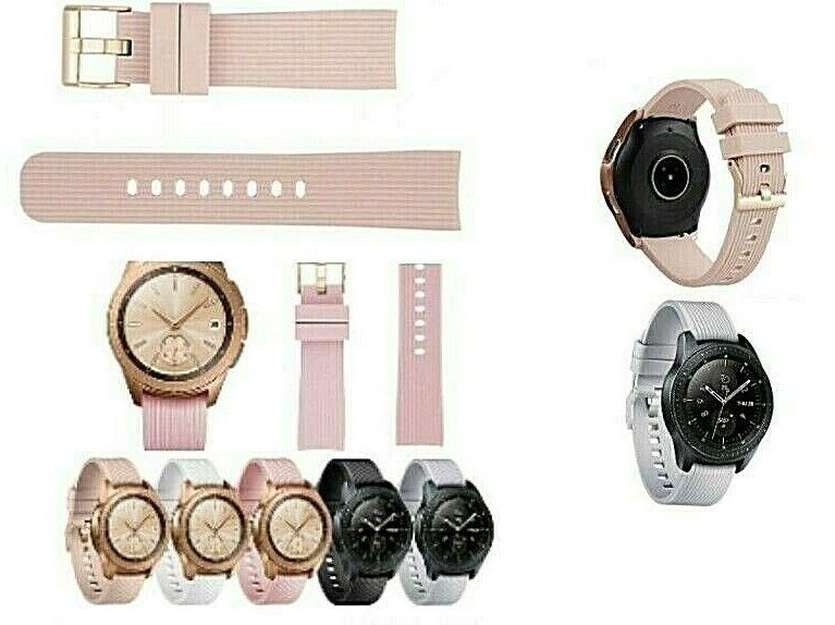 Replacement Silicone Sport Watch Band Strap For Samsung Galaxy Watch 42mm 46mm