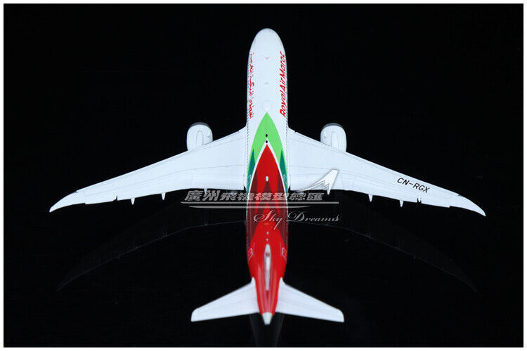 1:400 JC Wings Royal Air Maroc BOEING 787-9 Airplane Flap Down Diecast Model