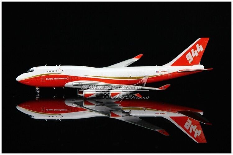 1:400 JC Wings Global Super Tank BOEING 747-400 Airplane Diecast Aircraft Model