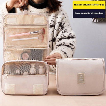 Storage Bag Napkin Pouch Cosmetic Bags Organizer Makeup Purse Nylon Black Travel