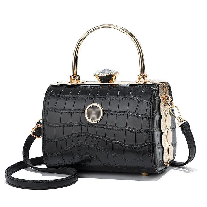 Women Shoulder Bag PU Female Handbag Plaid Crossbody Bags