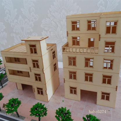 Urban Scene Building Model Handmade DIY Material Set Architecture School Model