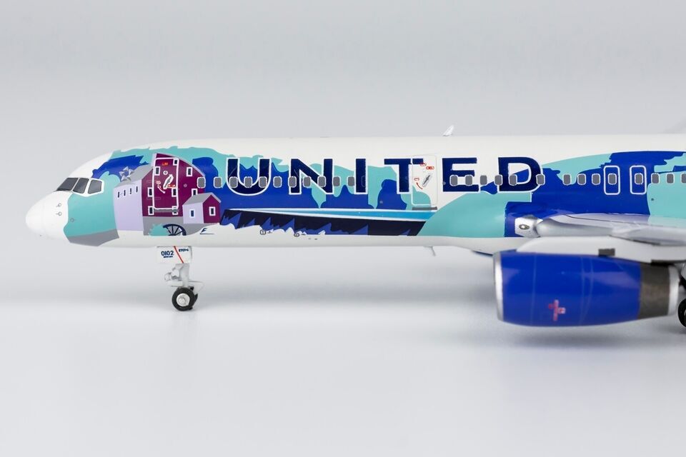 1:400 NG Model UNITED BOEING 757-200 Passenger Airplane Diecast Aircraft Model