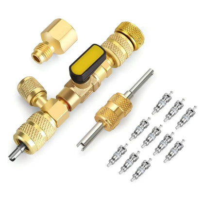 Valve Core Remover&Installer Tool 1/4" and 5/16" Port Air Condition Accessories