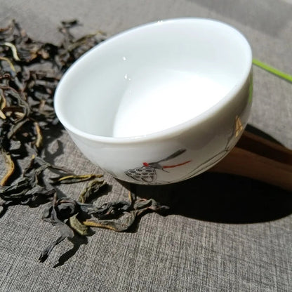 Chinese Tea Set Ceramic Travel Tea Set Kung Fu Gaiwan Teapot Kettle