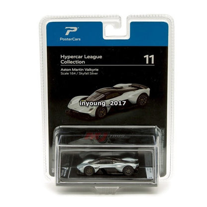 1/64 Aston Martin Valkyrie Model Toy Car Diecast Toy Vehicle Boys Toys Silver