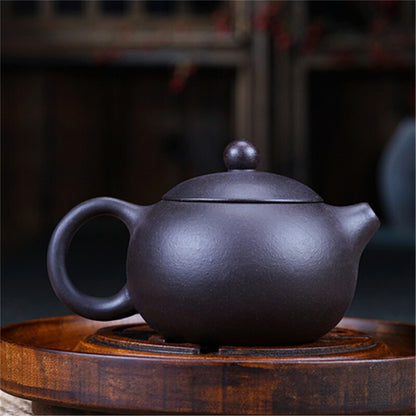 Xishi Pot Handmade Wintersweet Carved Real Yixing Zisha Clay Tea Pot Marked New