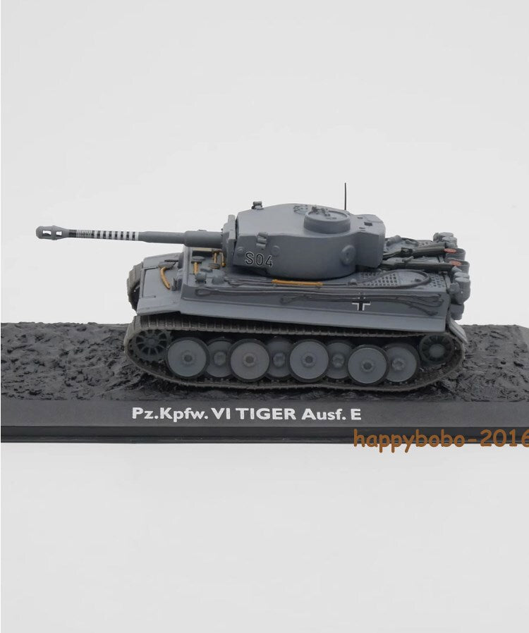 1:72 Pz.Kpfw WWII German Tiger 6 Tank Alloy Military Model