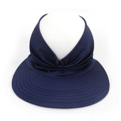 Womens Visor Hat Hollow Empty Top Cap Anti-UV Sun Protection Summer Beach Hats