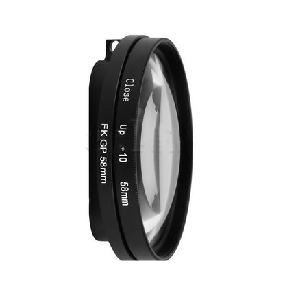 For Gopro Hero 5 Original Waterproof Housing 58MM 10X Close Up Macro Lens Filter