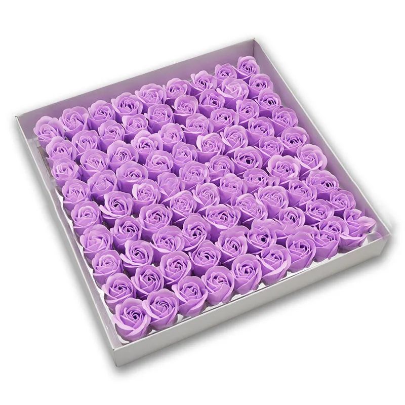 Bath Soap 81Pcs Lot Rose Flower Body Floral Scented Valentines Day Gift Holding