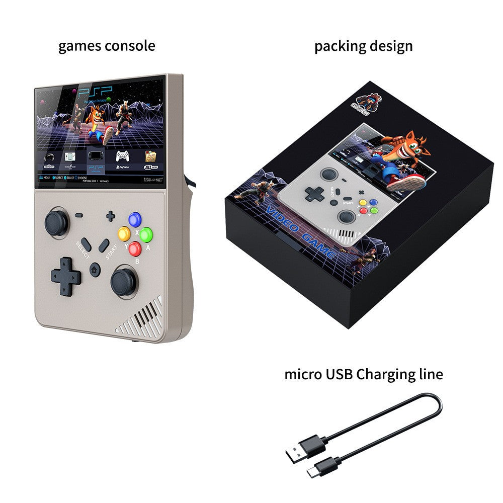 M18 Retro Handheld Game Console, Preinstalled Emulator Built-in 64G