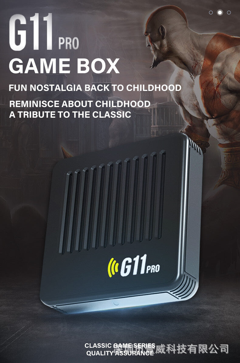G11Pro Video Game Console 64G/128G/256G Retro Gaming Player Box for Android 9.0
