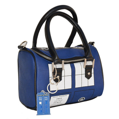 POLICE BOX Backpack TV Movie Handbag Doctor Who Shoulder Bags Satchel Purse