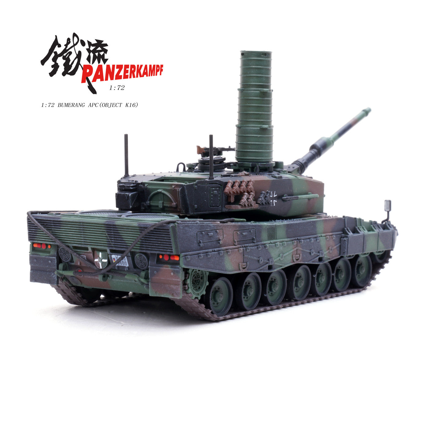 1:72 Panzerkampf German Army Leopard 2A4 Main Battle Tanks Diecast Armor Model