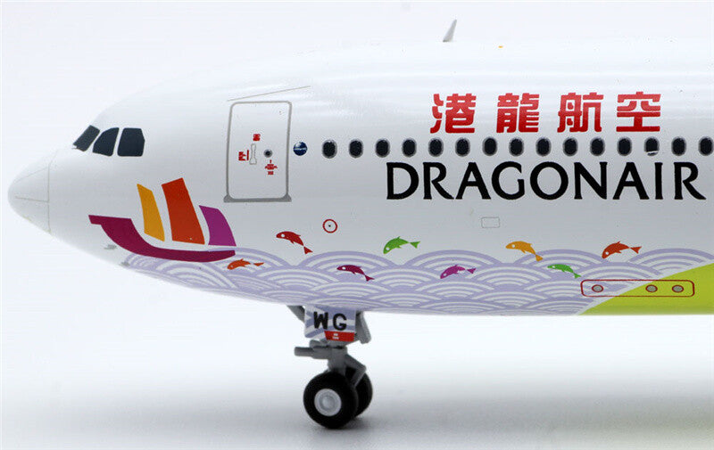 JC Wings Dragonair 20th Anniversary Airbus A330-300 B-HWG Hualong 1:400 MODEL