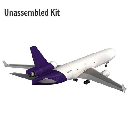 1/100 Fedex MD-11 Air Plane 3D Paper Model Cargo Aircraft Unassembled DIY Kit