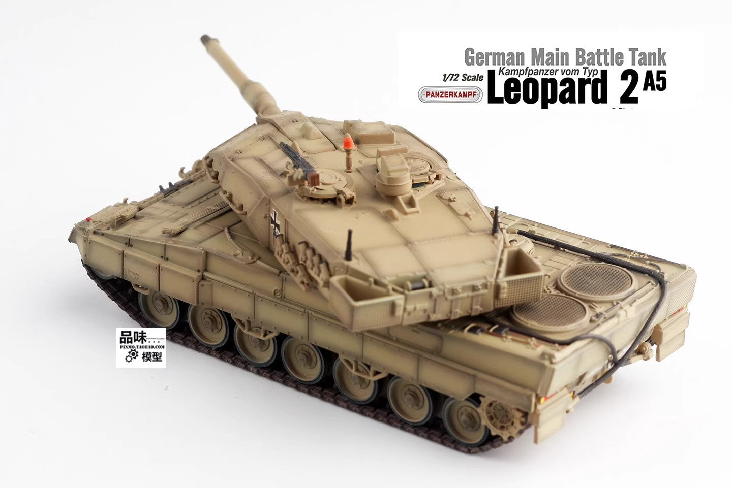 Panzerkampf 1/72 German Leopard 2A5 Main Battle Tank Finished Model Ornament