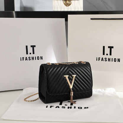 Embroidery Crossbody Bag Handbag Shoulder Bags Sequined Tassel Small Bag Purse