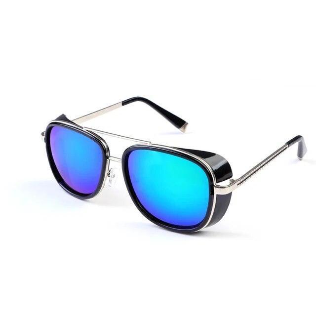 Men Retro Sunglasses Iron Man Tony Stark Vintage Eyeglasses Male Fashion Eyewear