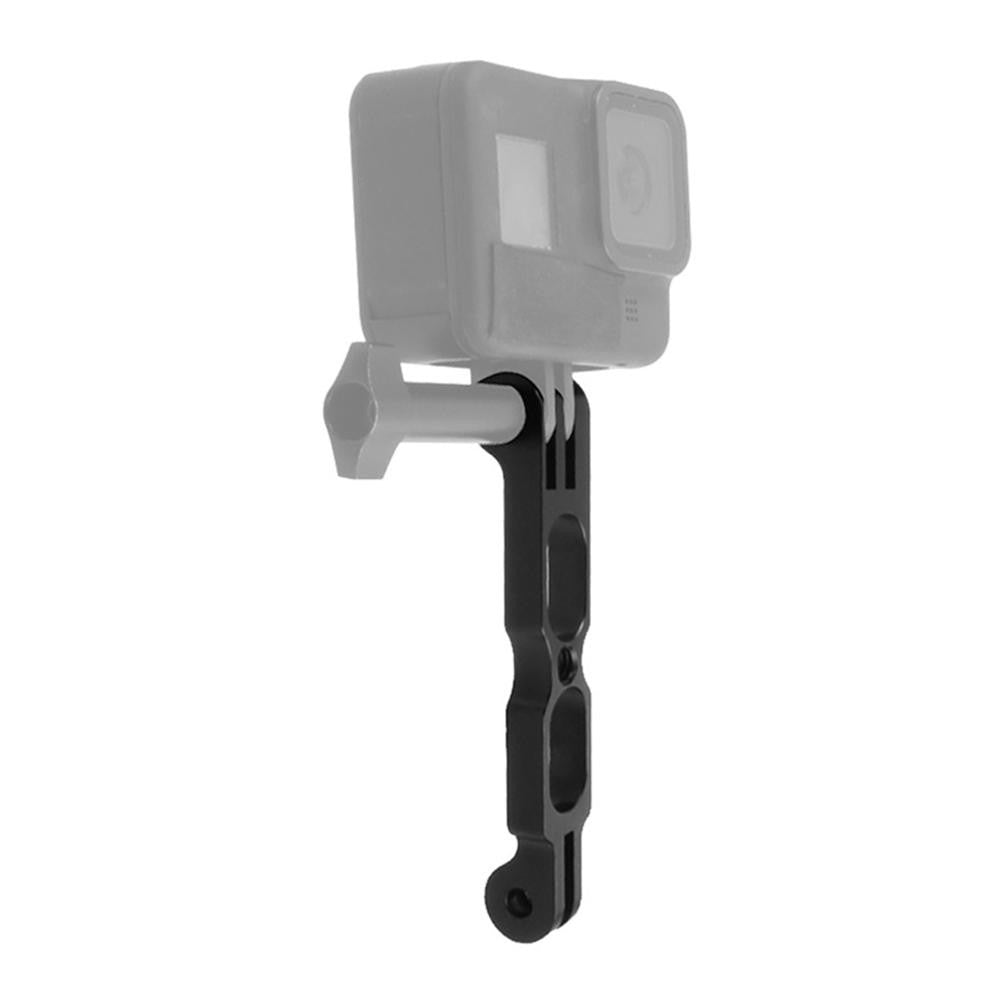 Aluminum 1/4 Extension Hole Rod Arm Mount Helmet For Gopro Max For Insta.360/