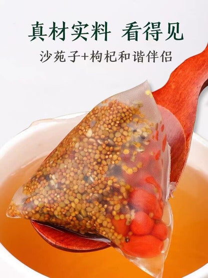Shayuanzi, Goji Berries, Dodder Seeds, Health Preserving 3-flavor Tea Bag