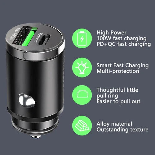 2 Port USB Super Fast Car Charger Adapter For iPhone Samsung Android Phone Lot