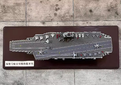 1:1500 China Navy Aircraft Carrier #003 Fujian 18 Warship Diecast Ship Model