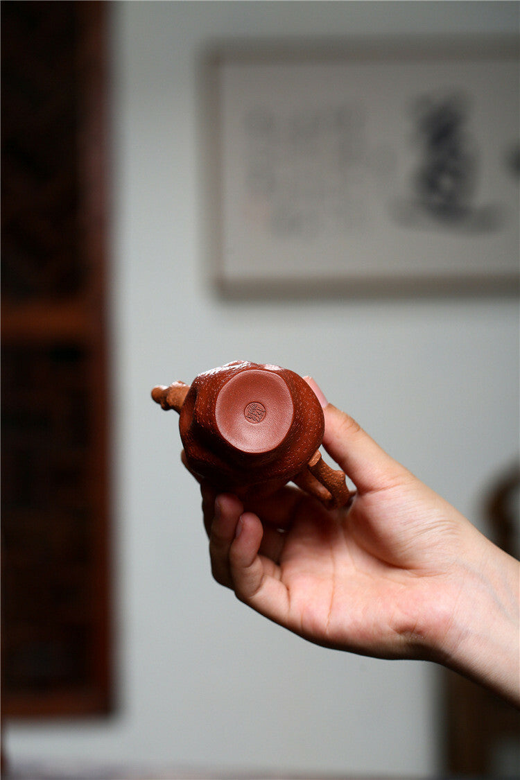 100cc chinese Yixing Handmade Zisha red clay Teapot Red Jujube GongFu Tea Pot